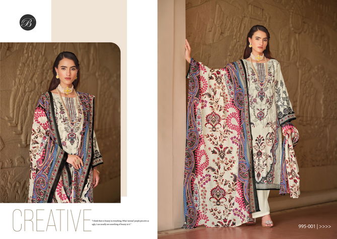 Riwayat Vol 6 By Belliza Viscose Rayon Printed Pakistani Dress Material Wholesale Online
